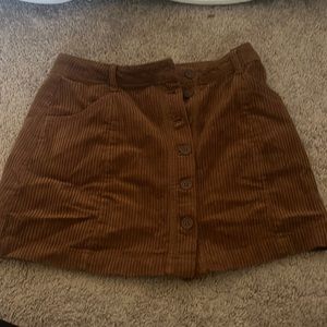 Forever 21, Medium, Brown corduroy skirt
